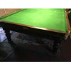 Burroughes & Watts Top Plate Fluted Leg Full Size Snooker Table